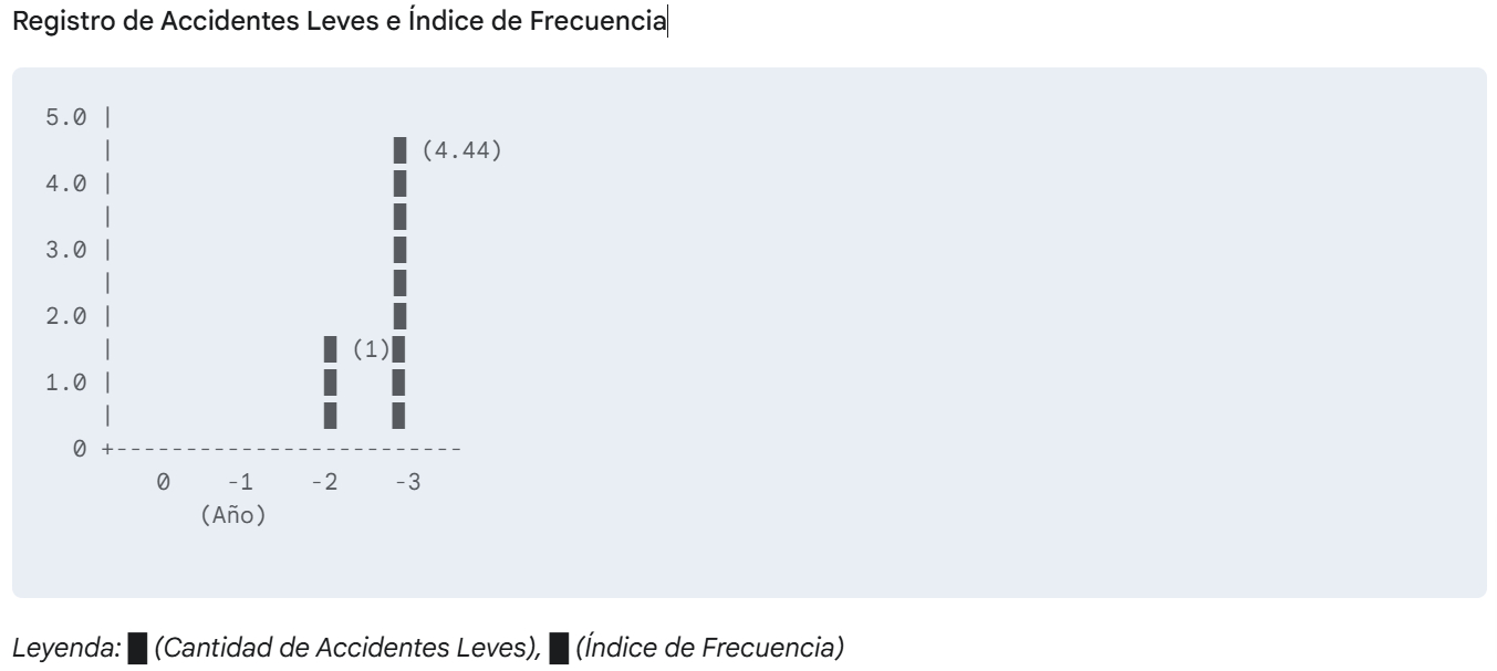 Registro anual de índices de accidentabilidad, frecuencia y severidad conforme a D.S. 024-2016-EM